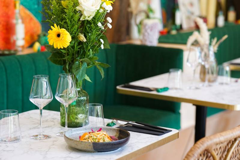 Dîner dans un restaurant sud Loire